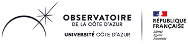  Le site de l'OCA Observatoire de la Côte d'Azur